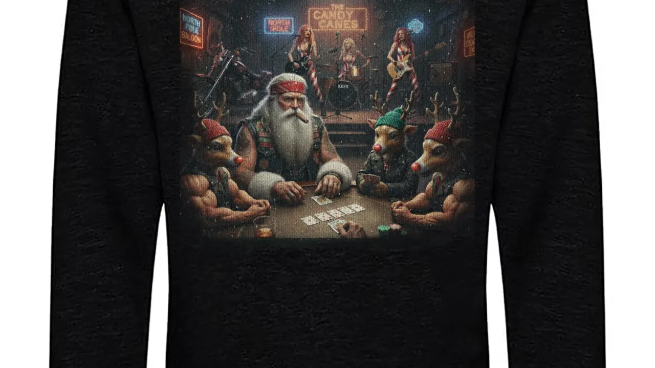 Printed Christmas Jumper