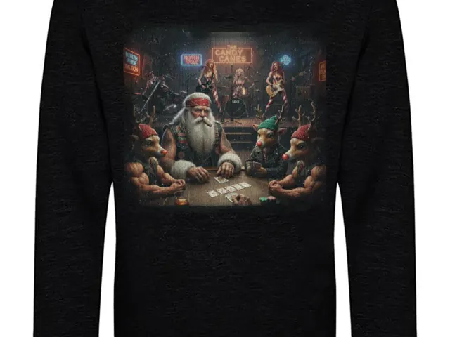 Printed Christmas Jumper