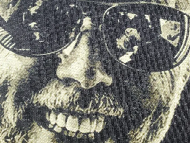 halftone print of face